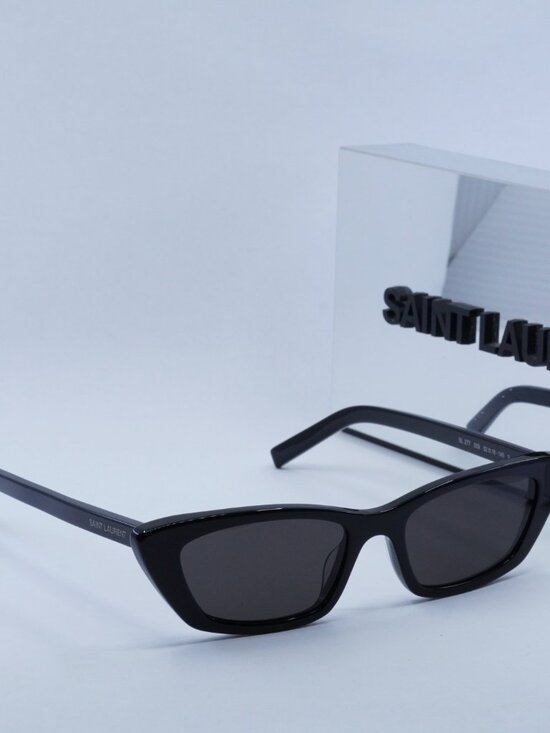 Saint Laurent SL277 009 Cat Eye Sunglasses - Black main image 6